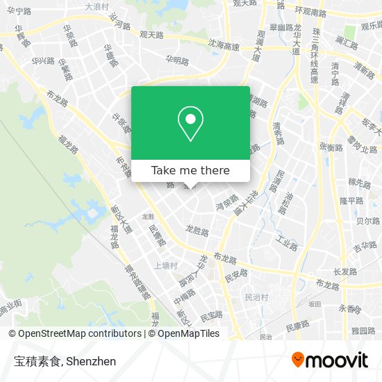 宝積素食 map