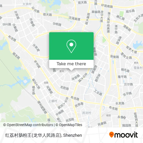 红荔村肠粉王(龙华人民路店) map