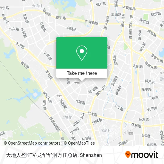 天地人盈KTV-龙华华润万佳总店 map