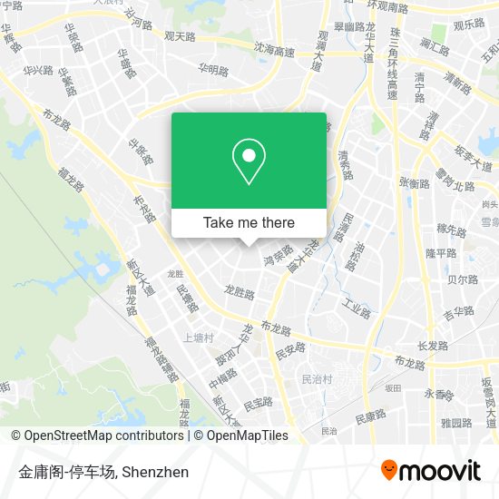 金庸阁-停车场 map