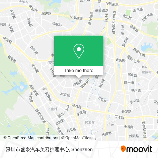 深圳市盛泉汽车美容护理中心 map