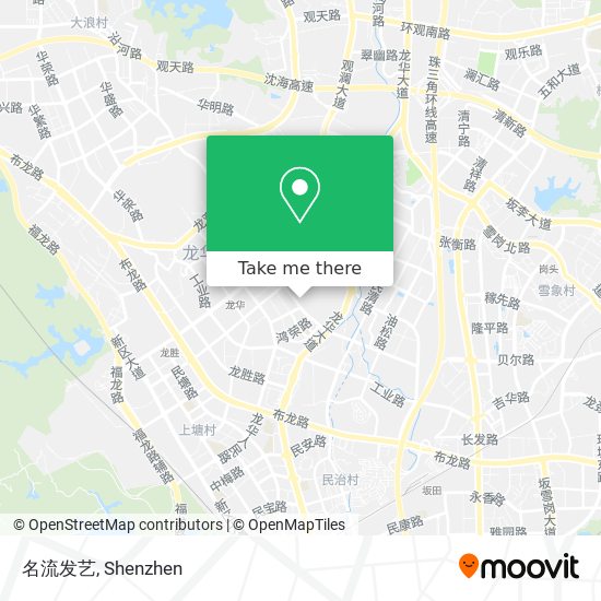 名流发艺 map