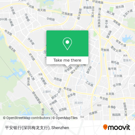 平安银行(深圳梅龙支行) map