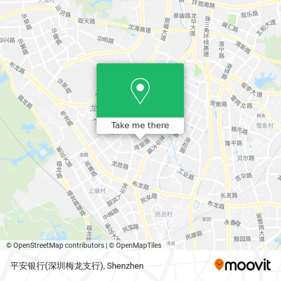平安银行(深圳梅龙支行) map