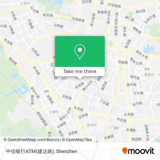 中信银行ATM(建达路) map