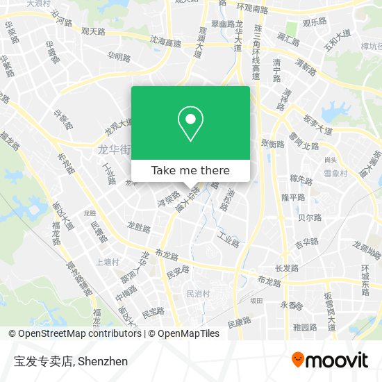 宝发专卖店 map