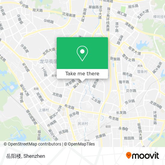 岳阳楼 map