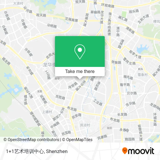 1+1艺术培训中心 map