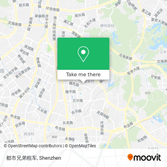 都市兄弟租车 map