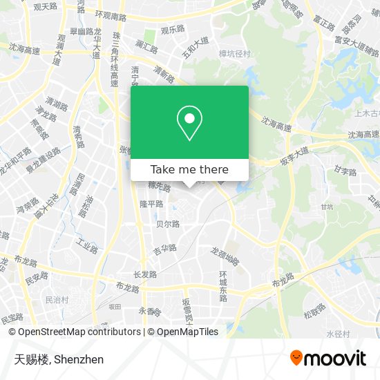 天赐楼 map