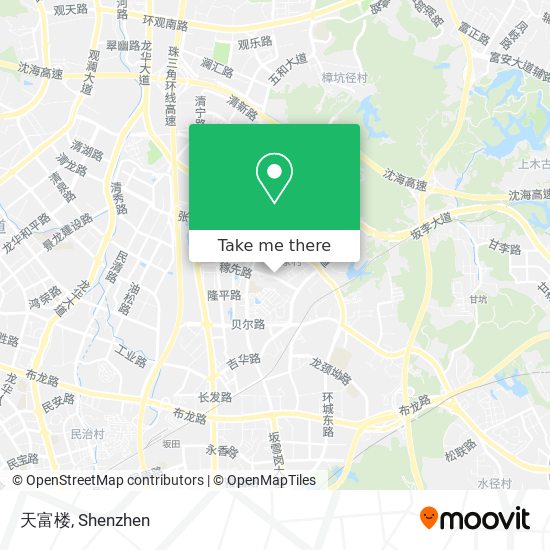 天富楼 map