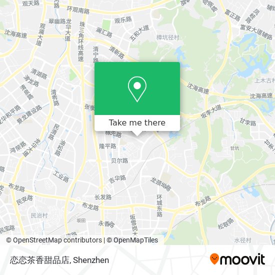 恋恋茶香甜品店 map