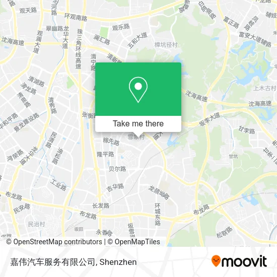 嘉伟汽车服务有限公司 map