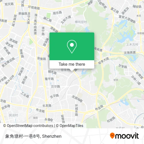 象角塘村-一巷8号 map