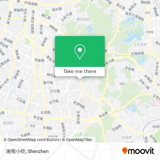 湘蜀小吃 map