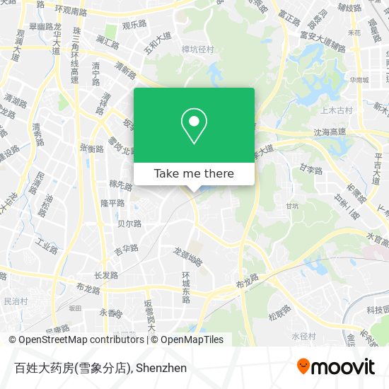 百姓大药房(雪象分店) map