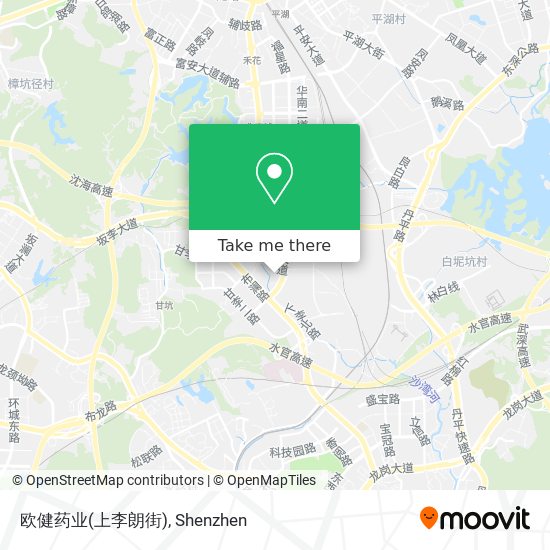 欧健药业(上李朗街) map