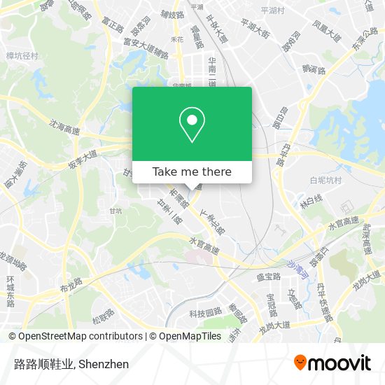 路路顺鞋业 map