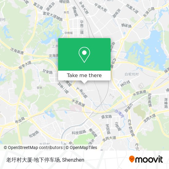 老圩村大厦-地下停车场 map