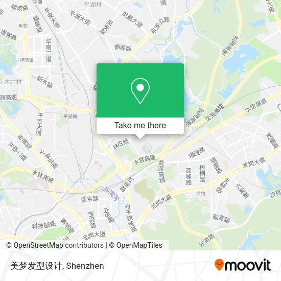 美梦发型设计 map