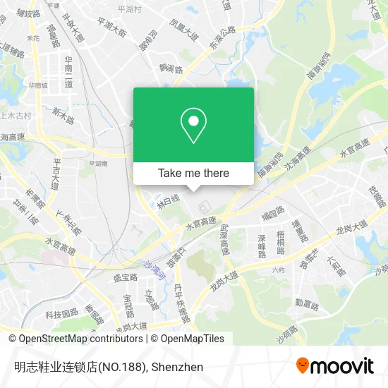 明志鞋业连锁店(NO.188) map
