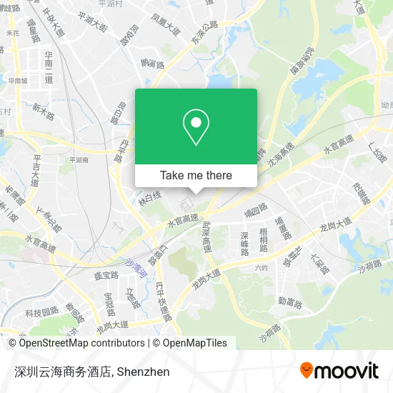 深圳云海商务酒店 map
