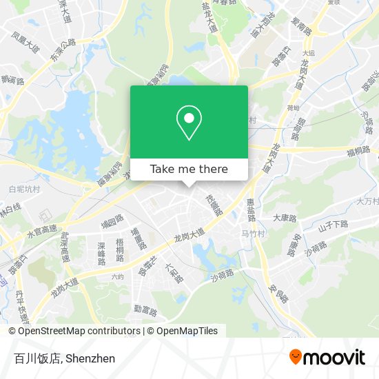 百川饭店 map
