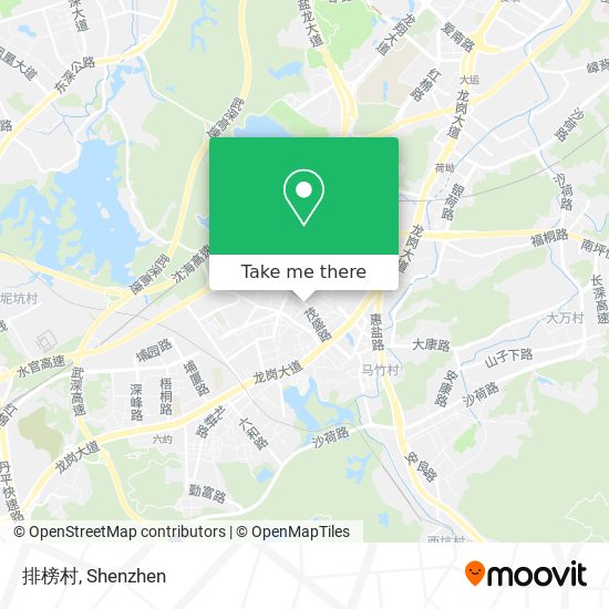 排榜村 map