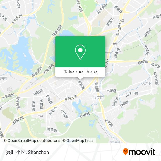兴旺小区 map