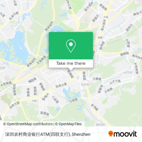 深圳农村商业银行ATM(四联支行) map