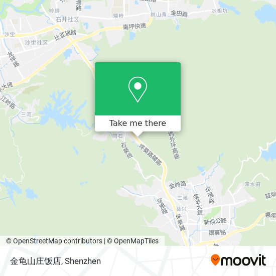 金龟山庄饭店 map