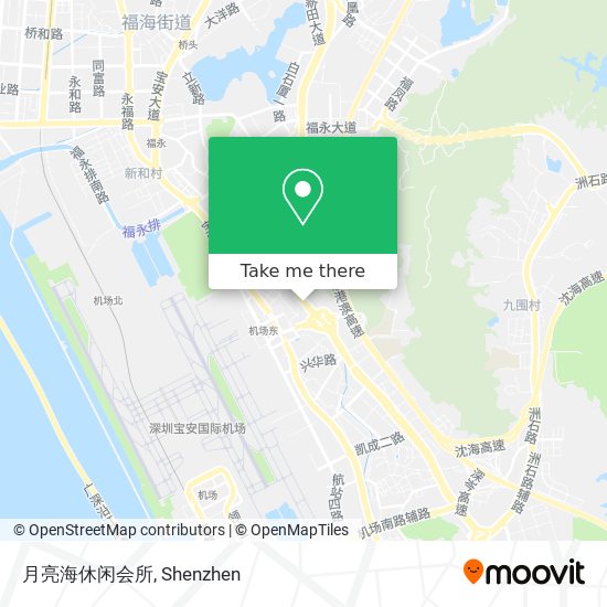 月亮海休闲会所 map