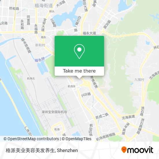 格派美业美容美发养生 map