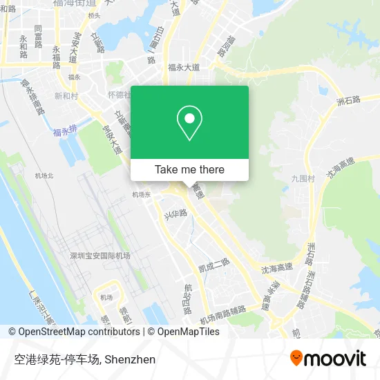 空港绿苑-停车场 map