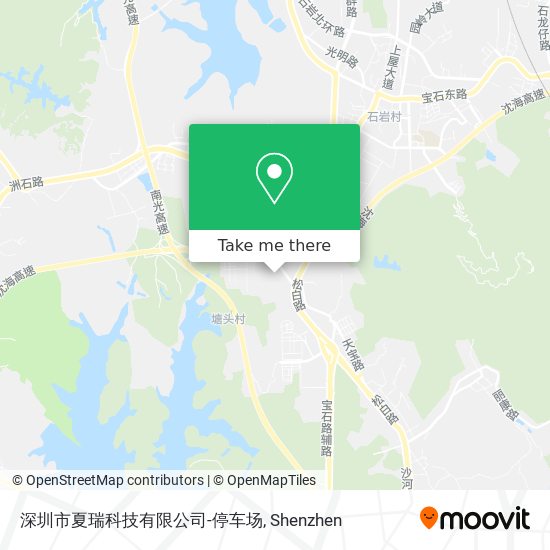 深圳市夏瑞科技有限公司-停车场 map