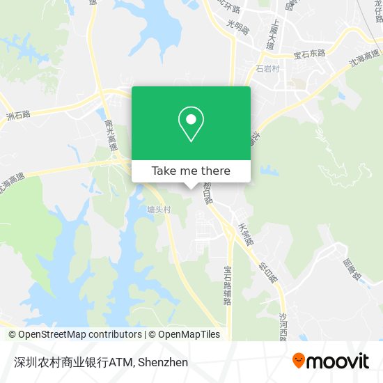 深圳农村商业银行ATM map