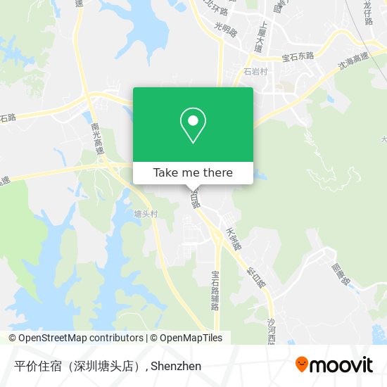 平价住宿（深圳塘头店） map