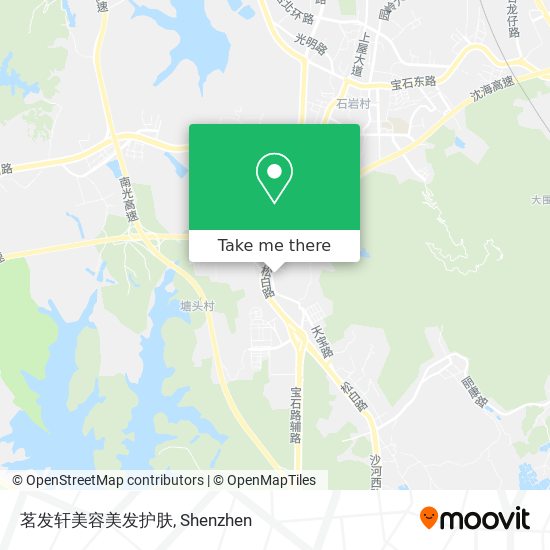 茗发轩美容美发护肤 map