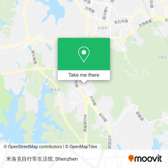 米洛克自行车生活馆 map