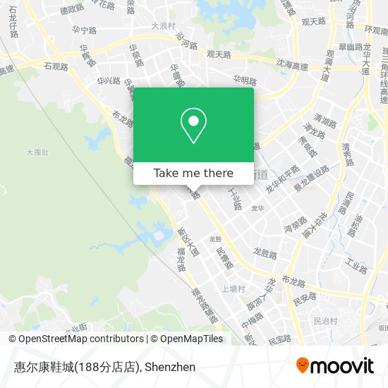 惠尔康鞋城(188分店店) map
