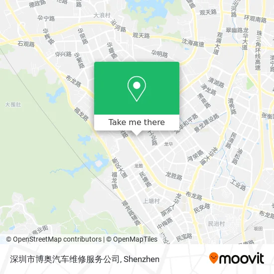 深圳市博奥汽车维修服务公司 map