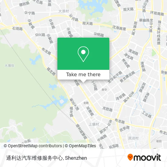 通利达汽车维修服务中心 map