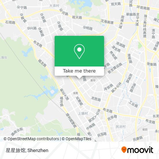 星星旅馆 map