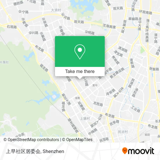 上早社区居委会 map