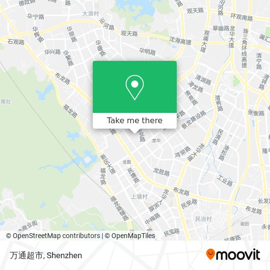 万通超市 map
