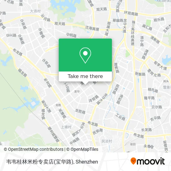 韦韦桂林米粉专卖店(宝华路) map