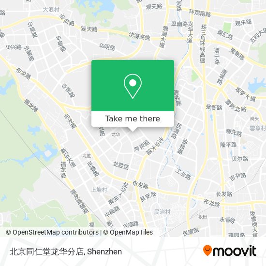 北京同仁堂龙华分店 map