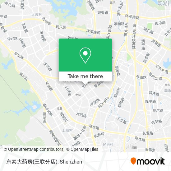 东泰大药房(三联分店) map