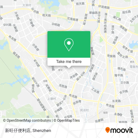 新旺仔便利店 map