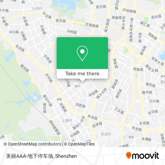 美丽AAA-地下停车场 map